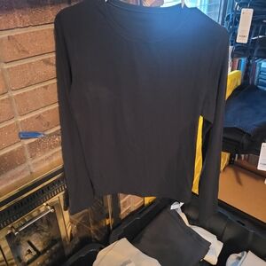 CRZ YOGA Black Long Sleeve Top